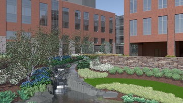 Cascade water feature